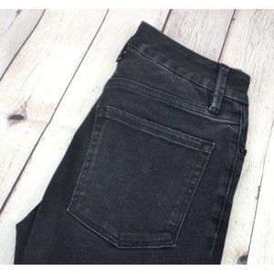 GOOD AMERICAN Women's Good Petite Skinny Jeans SIZE 2 Black